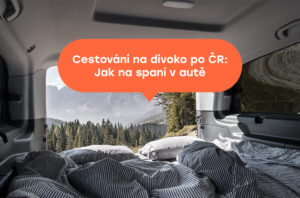 Spaní v pronajatém autě