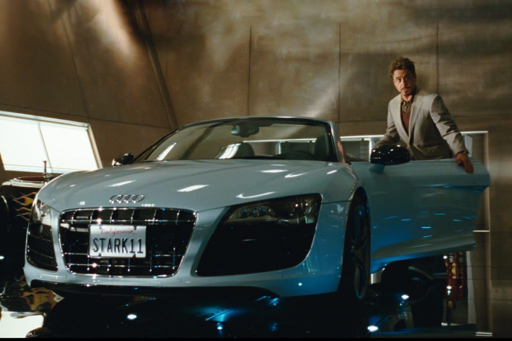 Audi R8 a Tony Stark, osm aut z filmů na HoppyGo