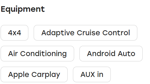 Filters, from booking to handover